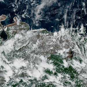 météo tropicale : Image satellite .