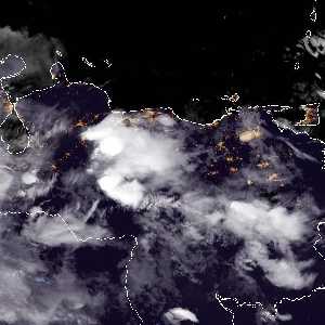 météo tropicale : Image satellite .