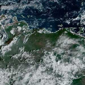 météo tropicale : Image satellite .