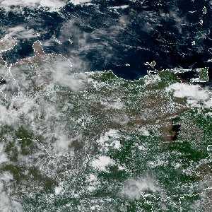 météo tropicale : Image satellite .