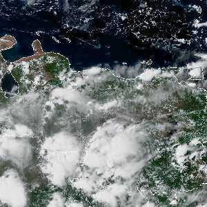 météo tropicale : Image satellite .