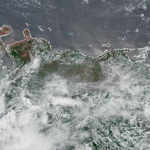 météo tropicale : Image satellite .