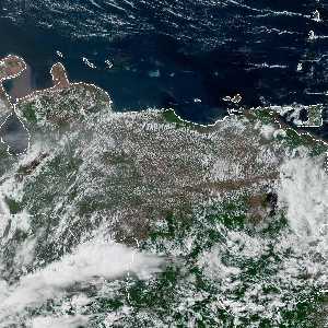 météo tropicale : Image satellite .
