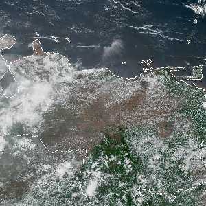 météo tropicale : Image satellite .