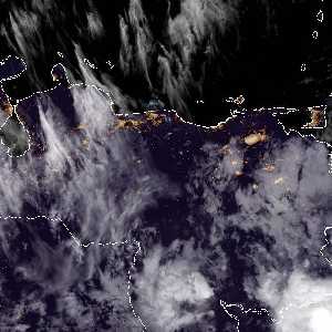 météo tropicale : Image satellite .