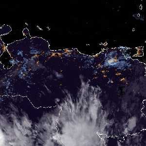 météo tropicale : Image satellite .