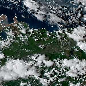 météo tropicale : Image satellite .