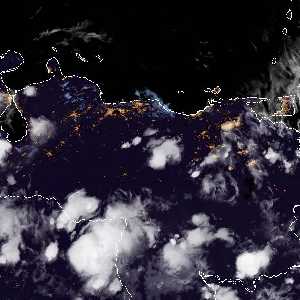 météo tropicale : Image satellite .