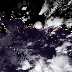 météo tropicale : Image satellite .
