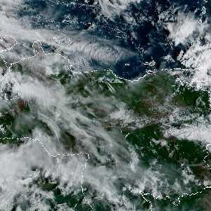 météo tropicale : Image satellite .
