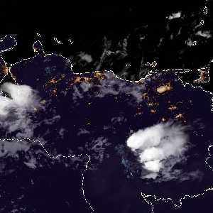 météo tropicale : Image satellite .