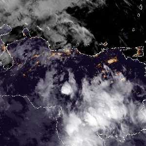 météo tropicale : Image satellite .