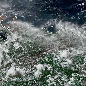 météo tropicale : Image satellite .
