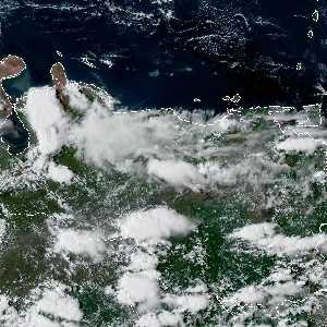 météo tropicale : Image satellite .