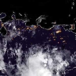 météo tropicale : Image satellite .
