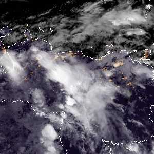 météo tropicale : Image satellite .
