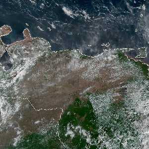 météo tropicale : Image satellite .
