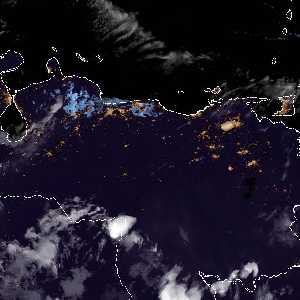 météo tropicale : Image satellite .