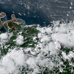 météo tropicale : Image satellite .