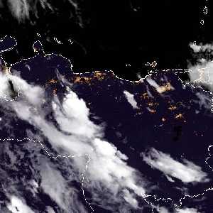 météo tropicale : Image satellite .