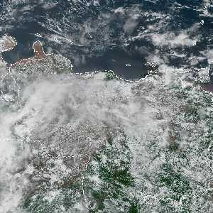 météo tropicale : Image satellite .