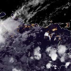 météo tropicale : Image satellite .