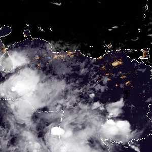 météo tropicale : Image satellite .