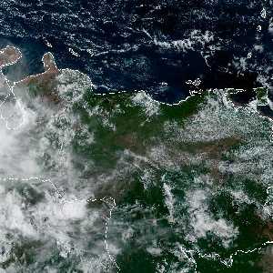 météo tropicale : Image satellite .