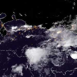météo tropicale : Image satellite .