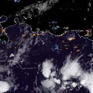 météo tropicale : Image satellite .