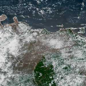 météo tropicale : Image satellite .