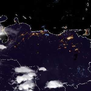 météo tropicale : Image satellite .