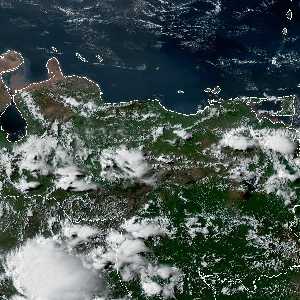 météo tropicale : Image satellite .