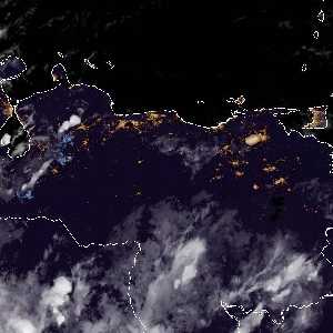 météo tropicale : Image satellite .