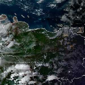 météo tropicale : Image satellite .