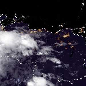 météo tropicale : Image satellite .