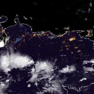 météo tropicale : Image satellite .