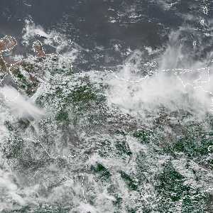 météo tropicale : Image satellite .