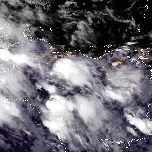 météo tropicale : Image satellite .