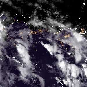 météo tropicale : Image satellite .