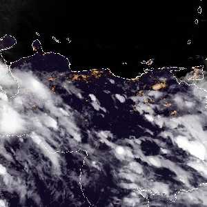 météo tropicale : Image satellite .