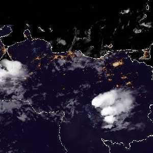 météo tropicale : Image satellite .