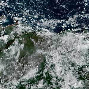 météo tropicale : Image satellite .