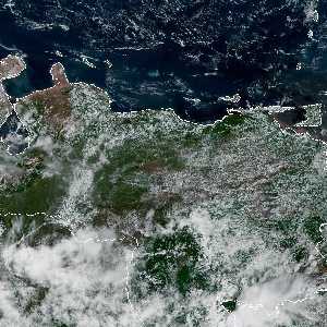 météo tropicale : Image satellite .