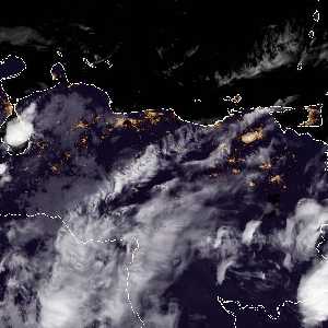 météo tropicale : Image satellite .