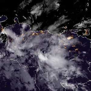 météo tropicale : Image satellite .