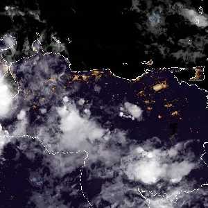 météo tropicale : Image satellite .
