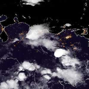 météo tropicale : Image satellite .