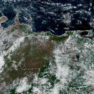 météo tropicale : Image satellite .