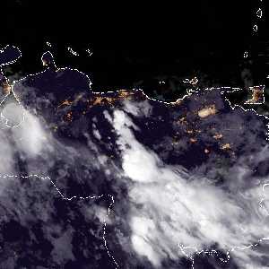météo tropicale : Image satellite .